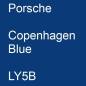 Preview: Porsche, Copenhagen Blue, LY5B.